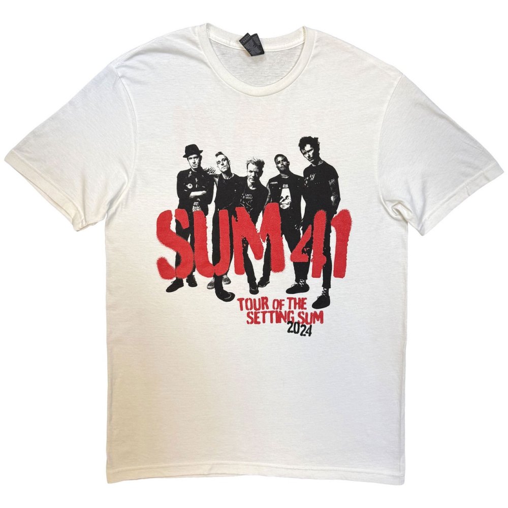 Sum 41 - Tour '24 Pt.2 Spray Paint Heren Tshirt - Wit